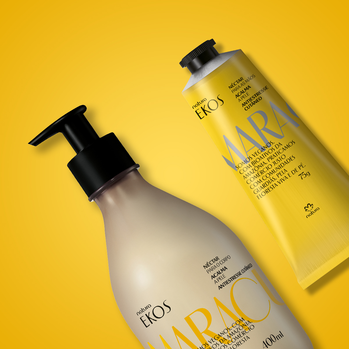 Kit Ekos Maracujá Hidratante Corpo e Mãos (2 produtos)