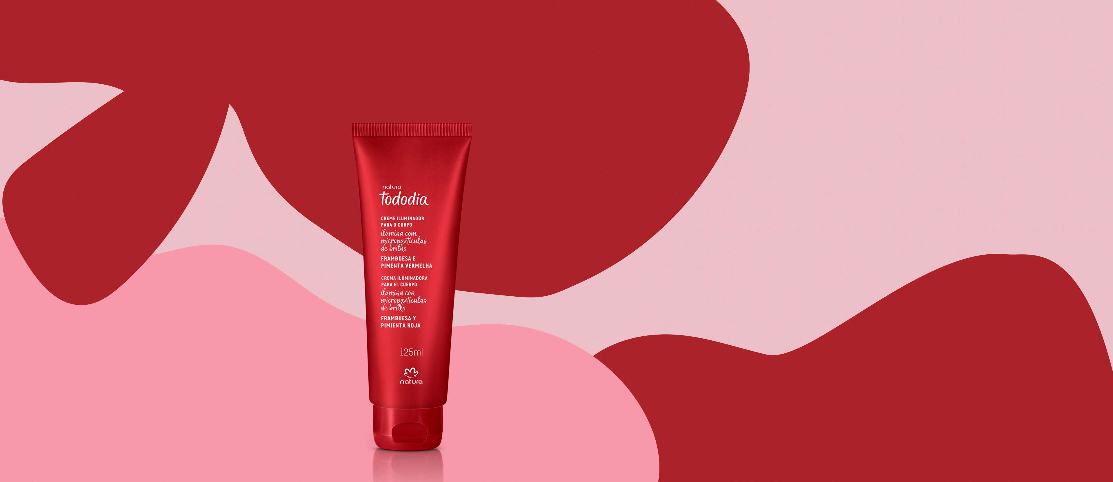 Desodorante Hidratante Corporal Iluminador Tododia Framboesa e Pimenta Vermelha