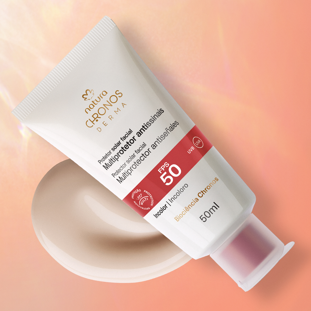 Multiprotetor Antissinais FPS 50 FPUVA 18 Chronos Derma