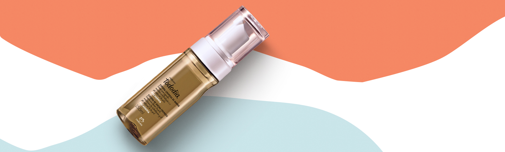 Sabonete em Espuma para o Corpo Tododia Macadâmia 150 ml