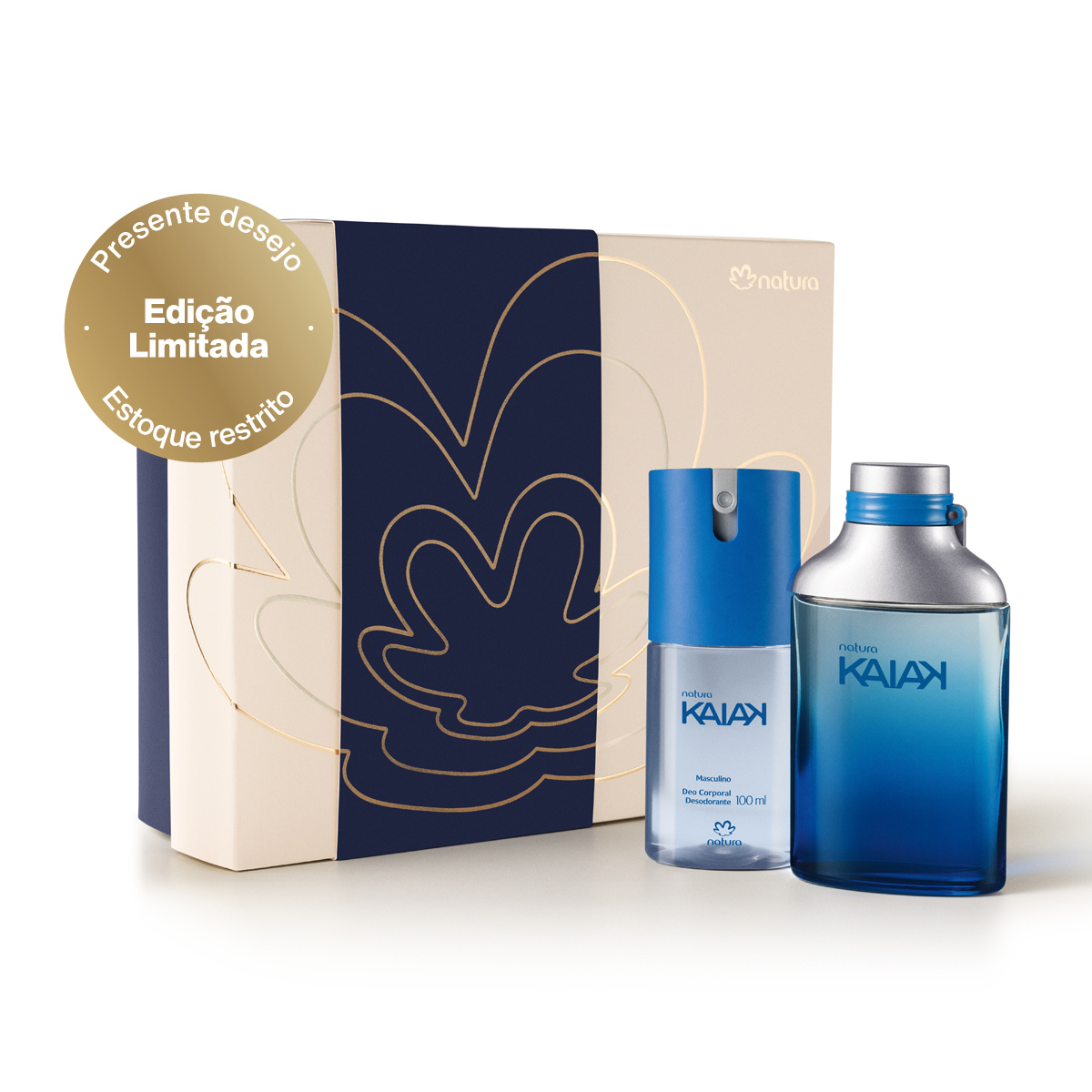 Presente Natura Kaiak com Caixa Especial Dia dos Pais