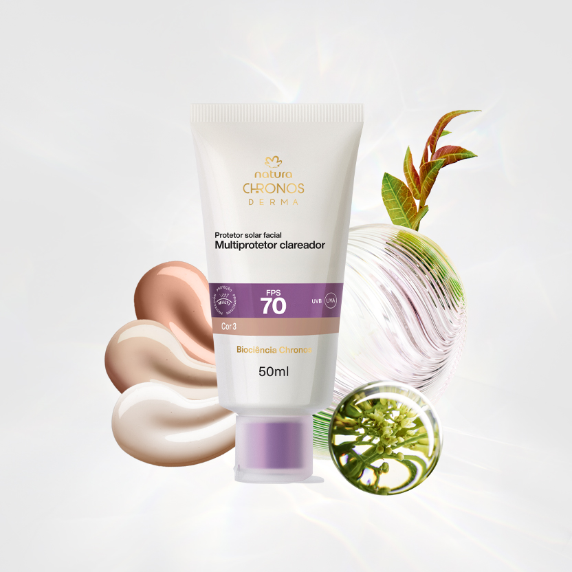 Multiprotetor Clareador de Manchas Solares FPS 70 Chronos Derma