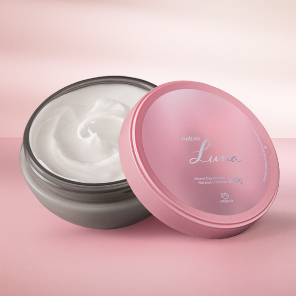 Mousse Desodorante Hidratante Corporal Perfumado Luna