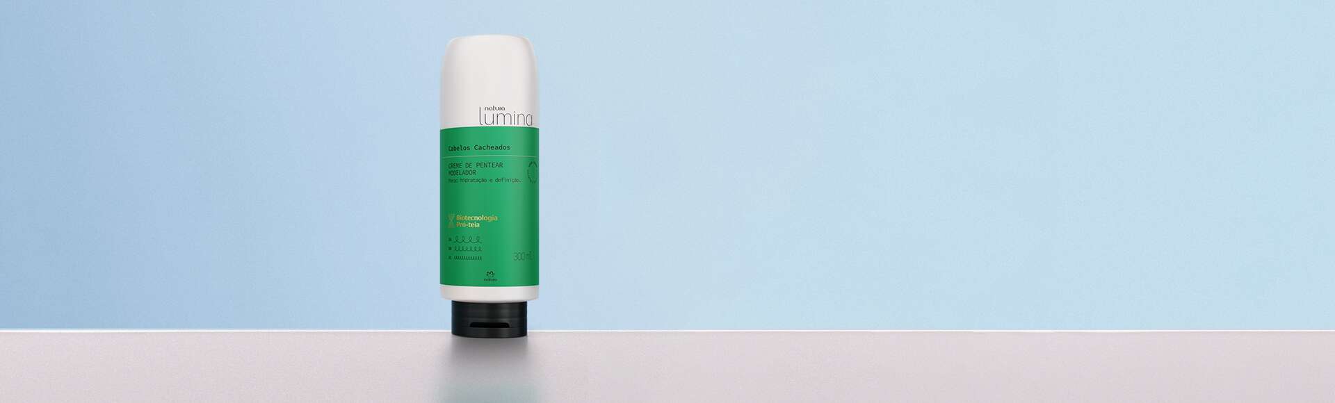 Creme de Pentear Modelador para Cabelos Cacheados Lumina