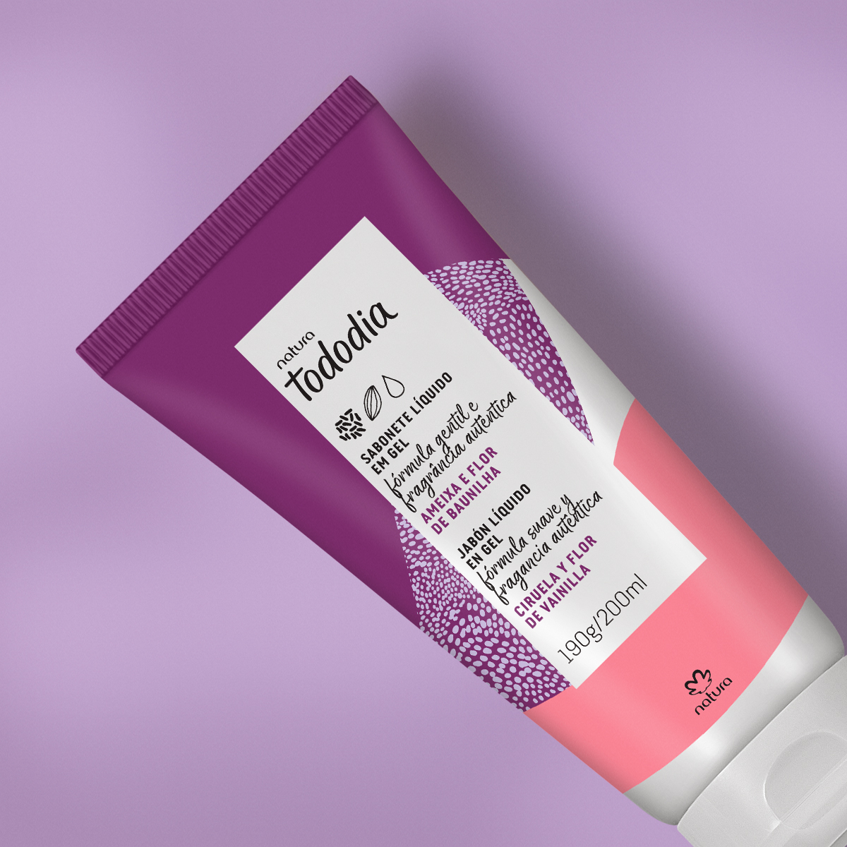 Sabonete Líquido em Gel Tododia Ameixa e Flor de Baunilha