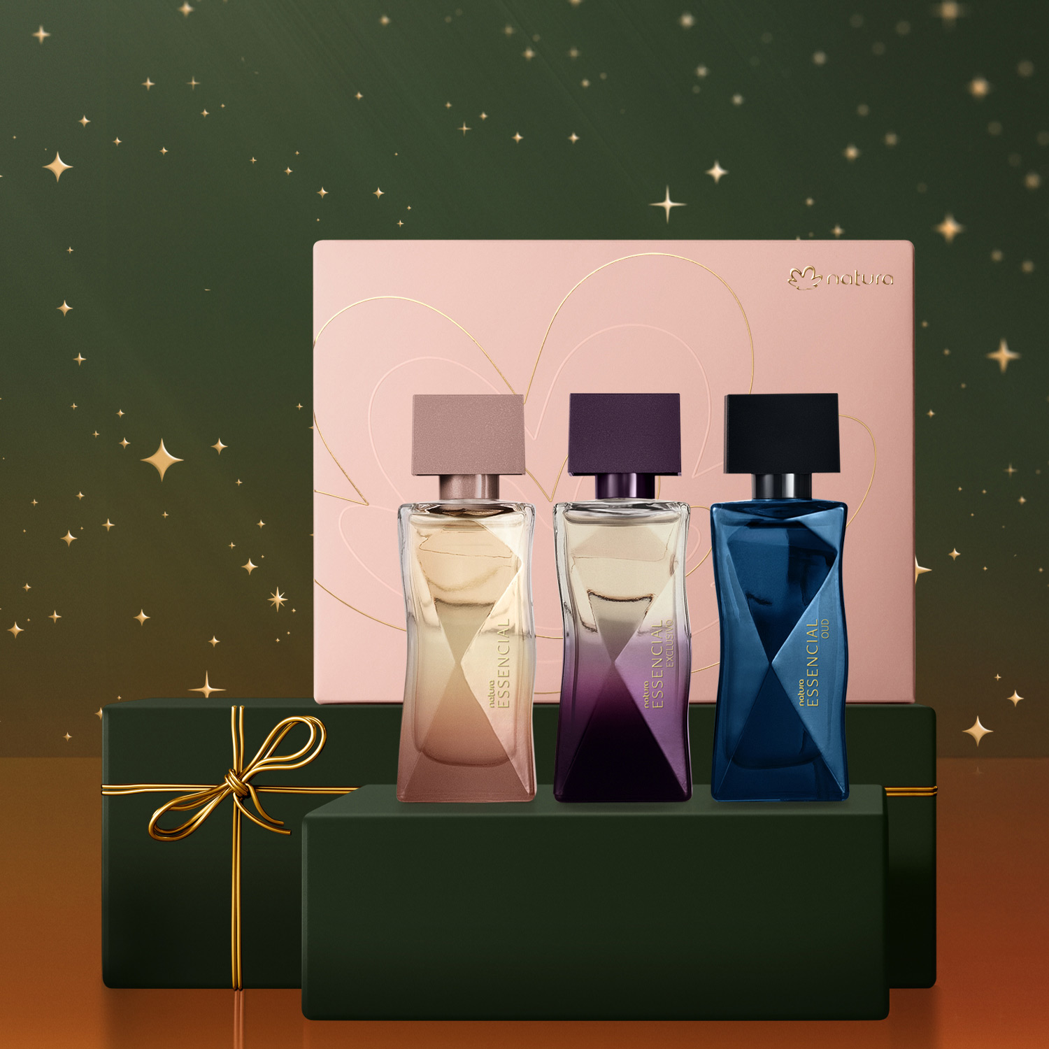 Presente Natura Essencial Feminino Miniaturas (3 unidades)