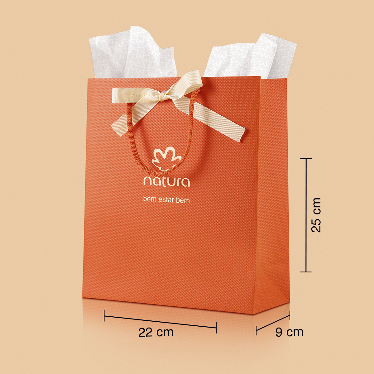 Sacola de Presente P com Laço