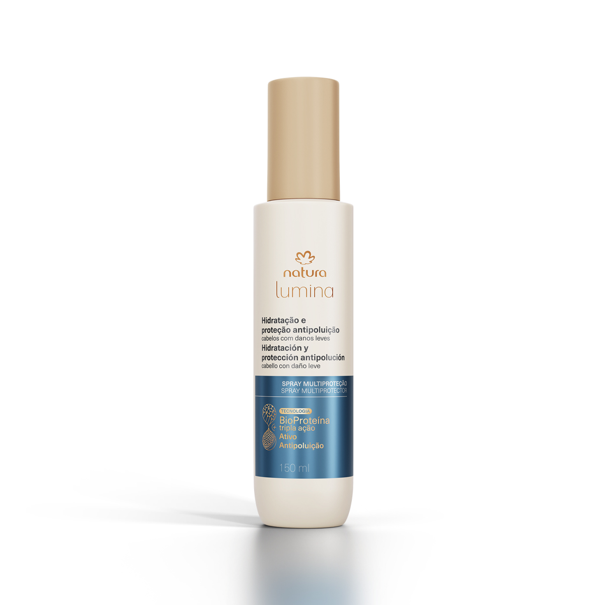 Spray de Pentear Lumina para Hidratação e Proteção Antipoluição