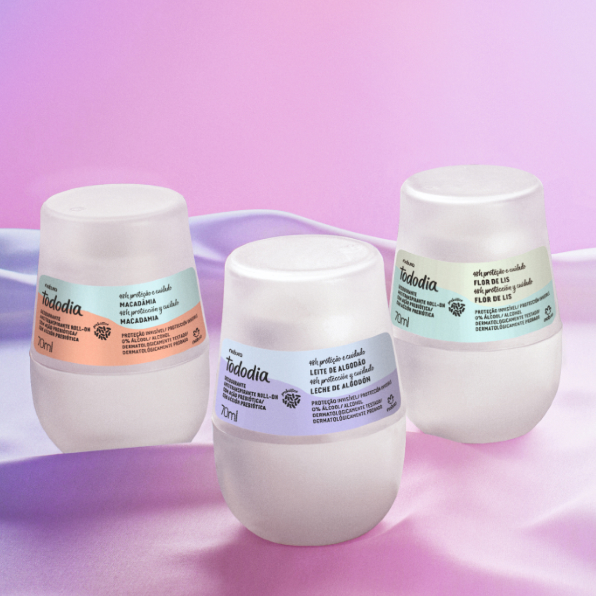 Desodorante Antitranspirante Roll-on Tododia Flor de Lis