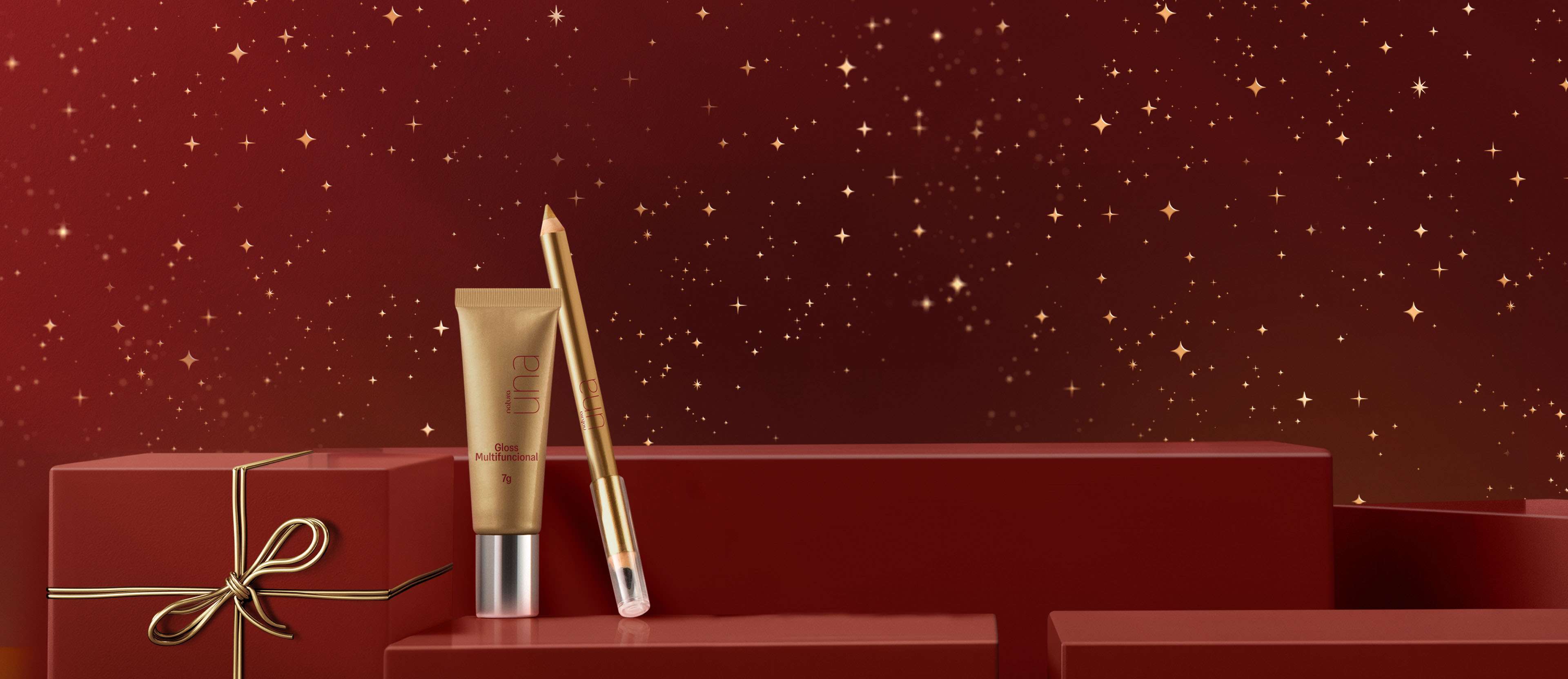 Presente Natura Una Celebrar Olhos e Boca (2 produtos)