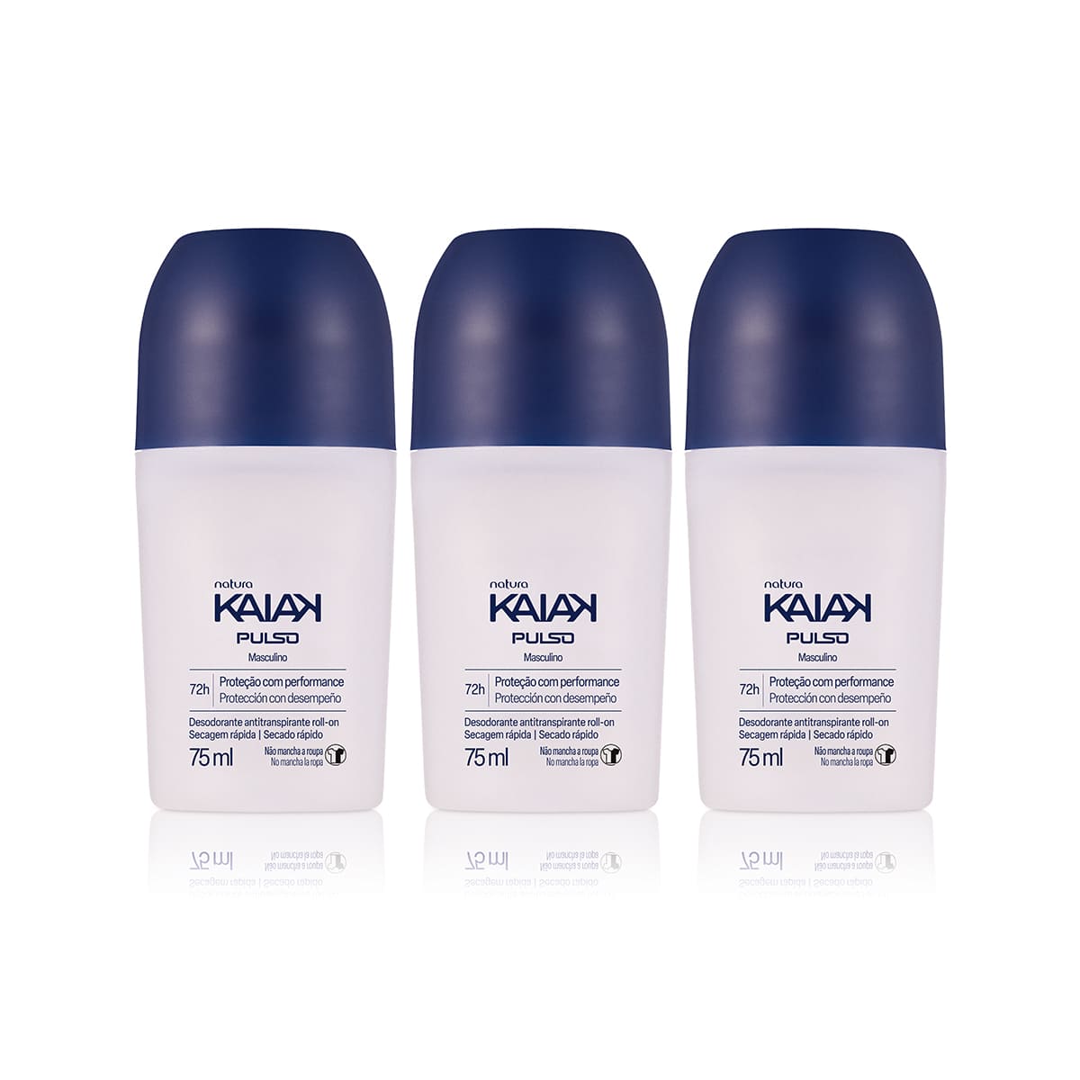 Kit Desodorante Antitranspirante Roll-on Kaiak Pulso Masculino 3 un de 75 ml
Kit Desodorante Antitranspirante Roll-on Kaiak Pulso Masculino 3 un de 75 ml