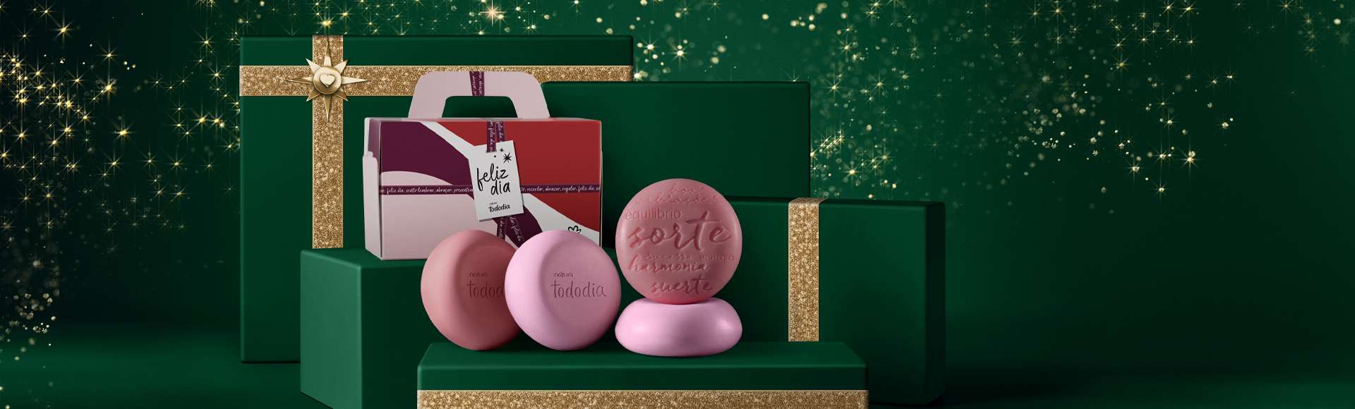 Presente Natura Tododia Sabonetes Banho de Prosperidade (4 unidades)
