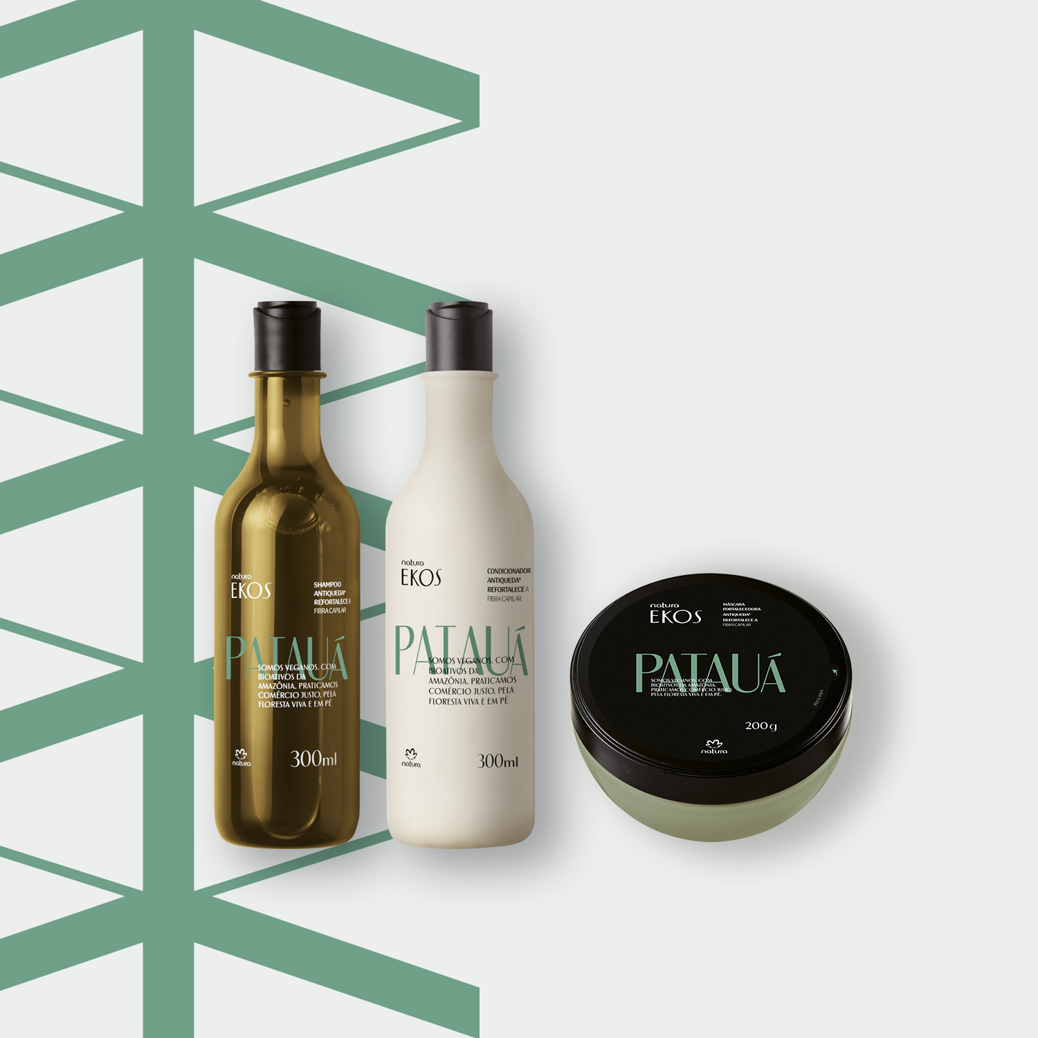 Kit Ekos Patauá, Shampoo, Condicionador e Máscara (3 produtos)