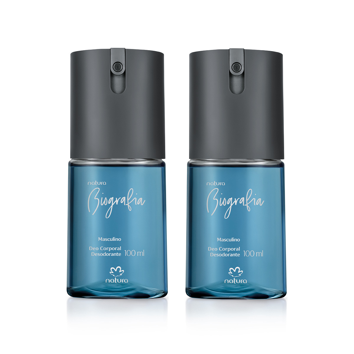 Kit Desodorante Corporal Masculino Biografia (2 produtos)