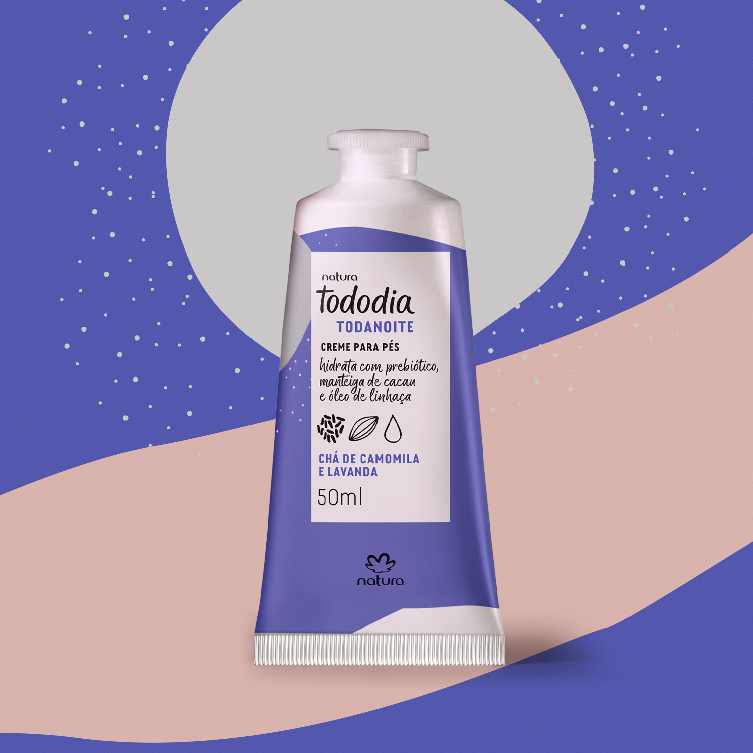 Creme Desodorante Nutritivo para os Pés Tododia Todanoite
