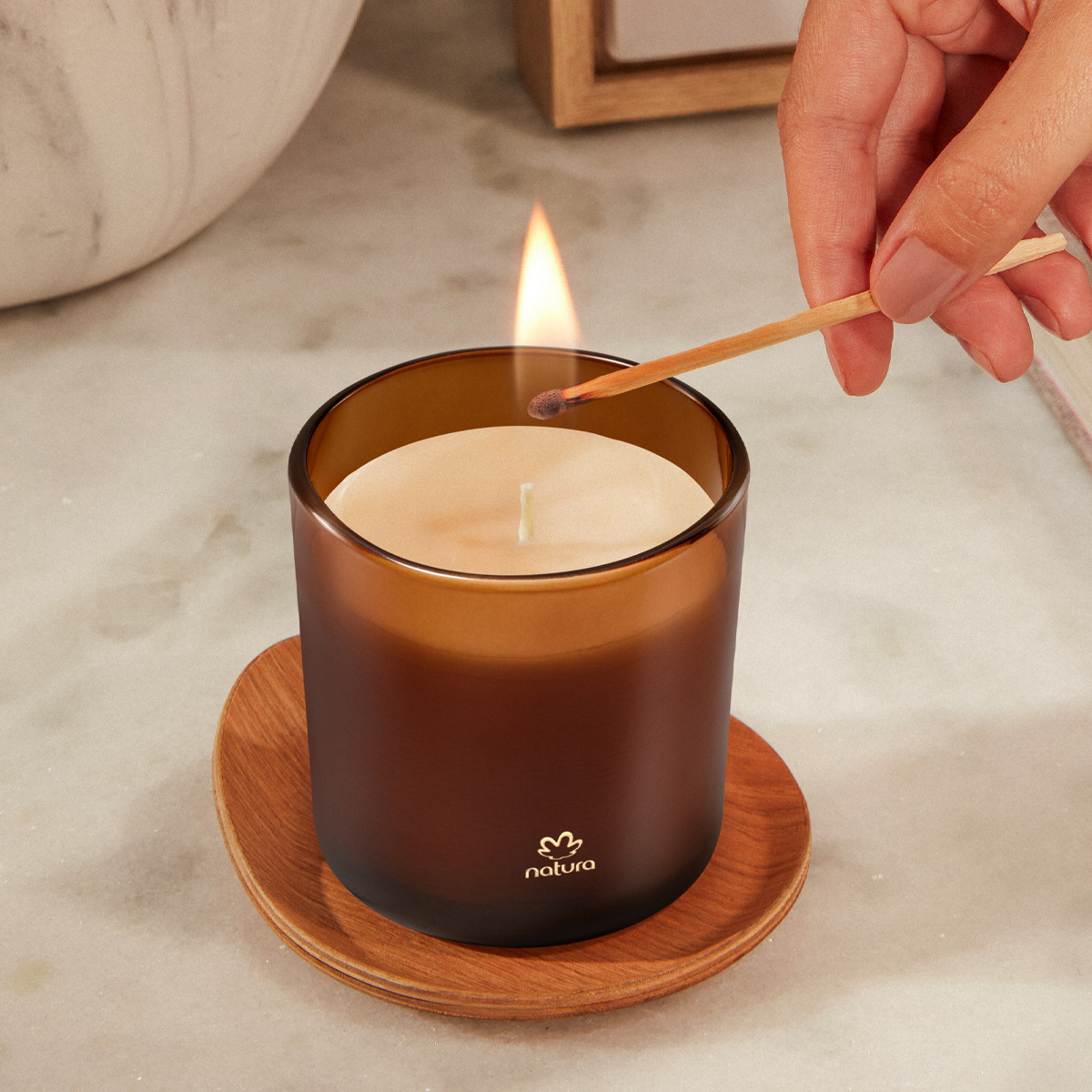 Vela Perfumada Natura 861 Guaiaco Pataqueira 170 g