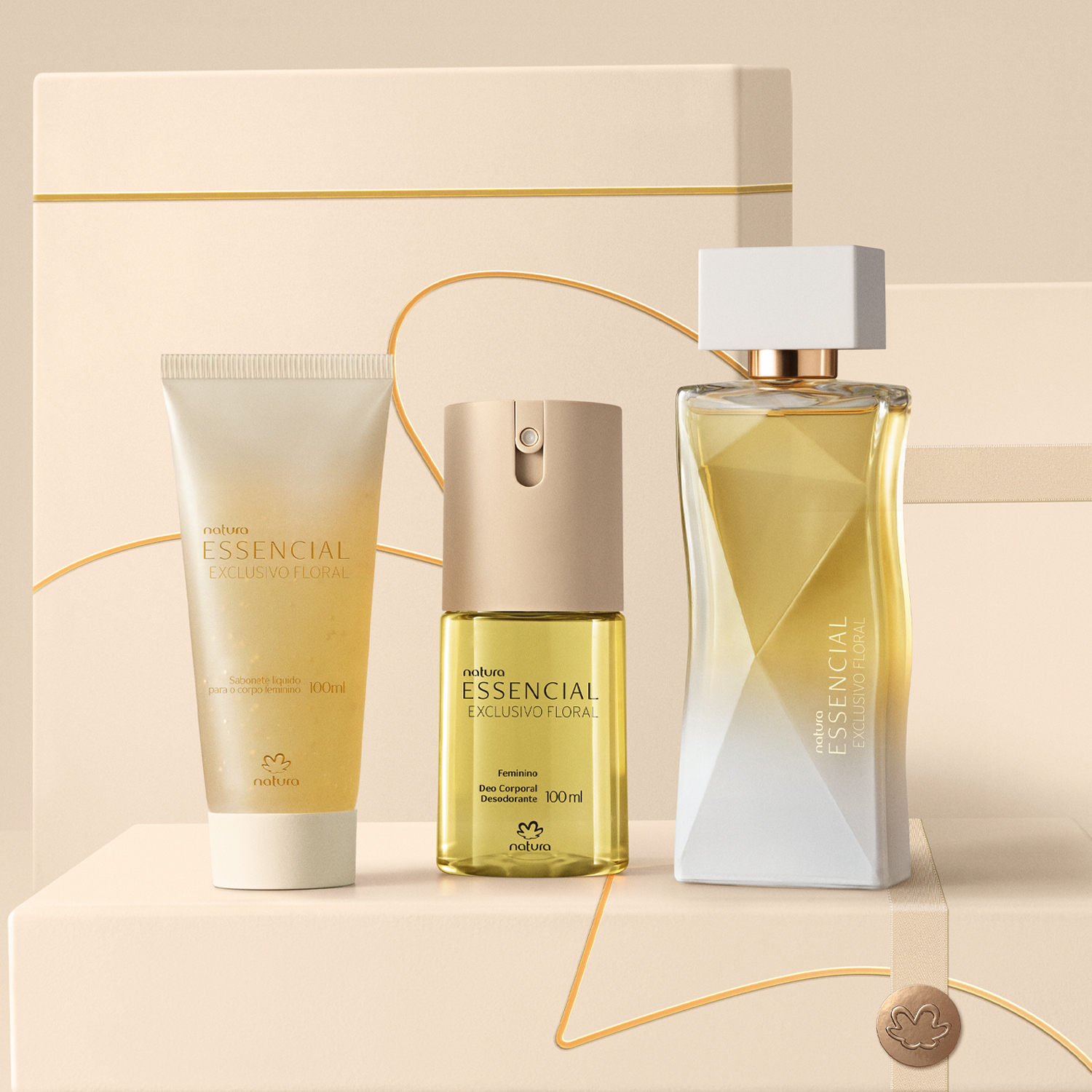 Presente Natura Essencial Exclusivo Floral (3 produtos)