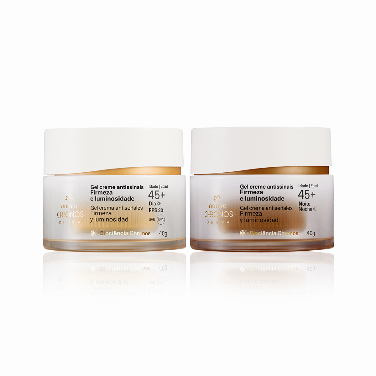 Kit Dupla Antissinais 45+ Chronos Derma (2 produtos)