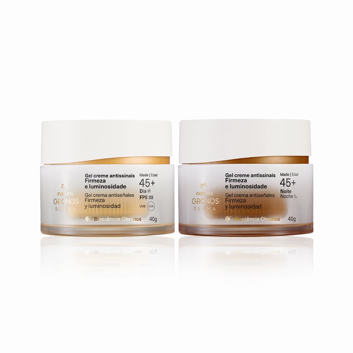 Kit Dupla Antissinais 45+ Chronos Derma (2 produtos)
