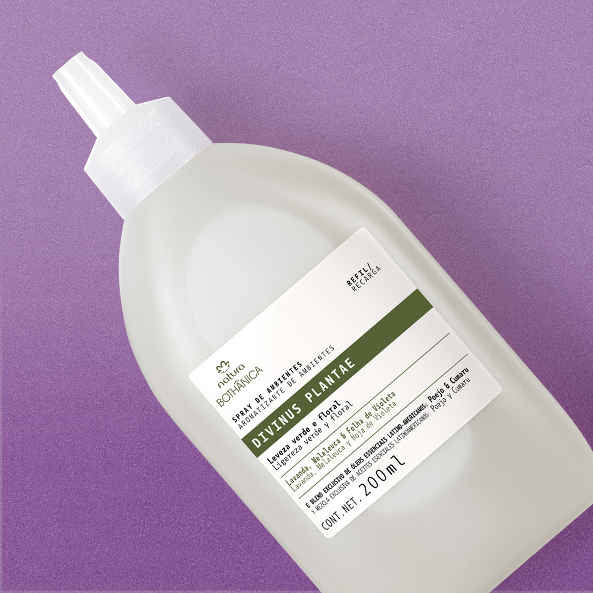 Refil Spray de Ambientes Bothânica Divinus Plantae 200 ml