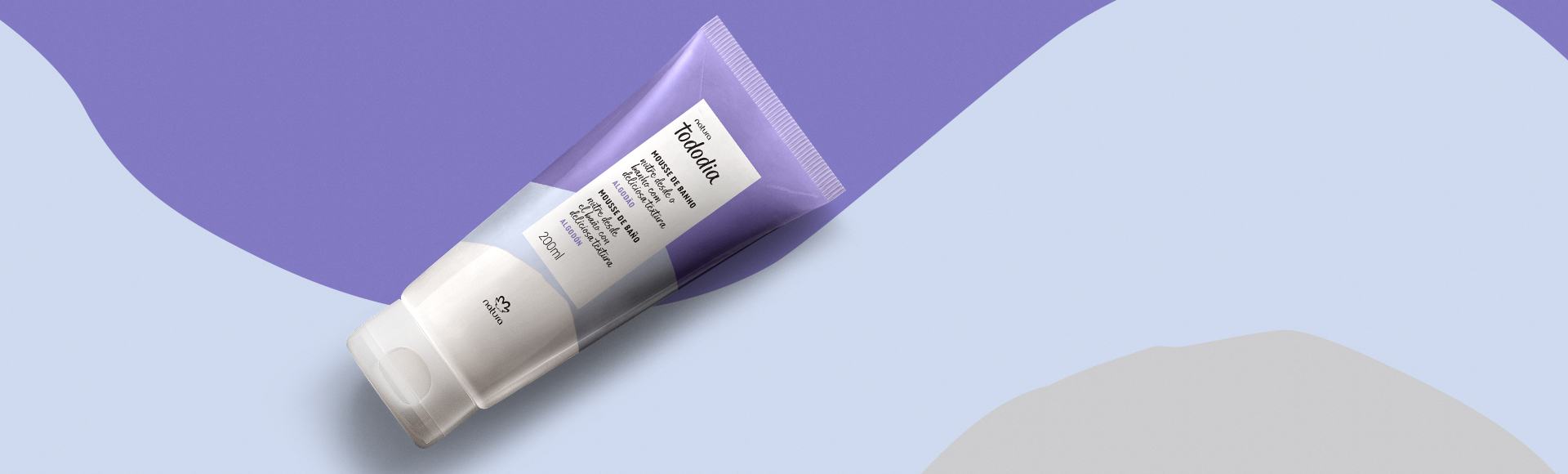 Mousse Desodorante Hidratante Tododia Algodão 200 ml