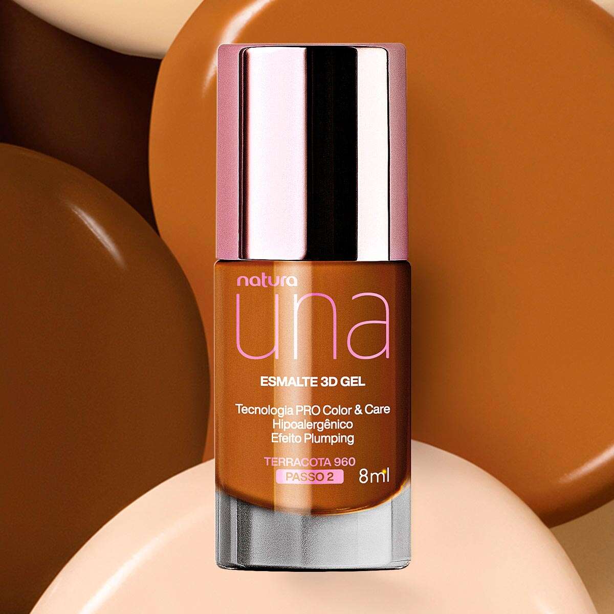 Esmalte 3D Gel Una Terracota 960 8 Ml