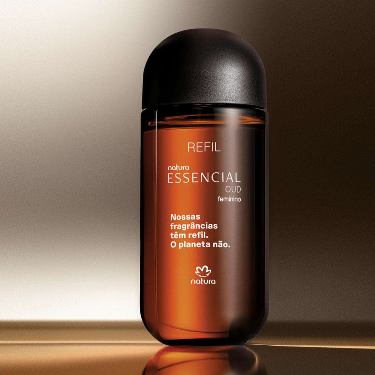 Refil Desodorante Perfume Essencial Oud Feminino 100 Ml