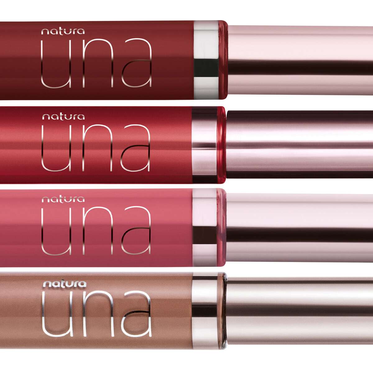 Conjunto Batom Matte Intransferivel Una 4 Un De 8 Ml