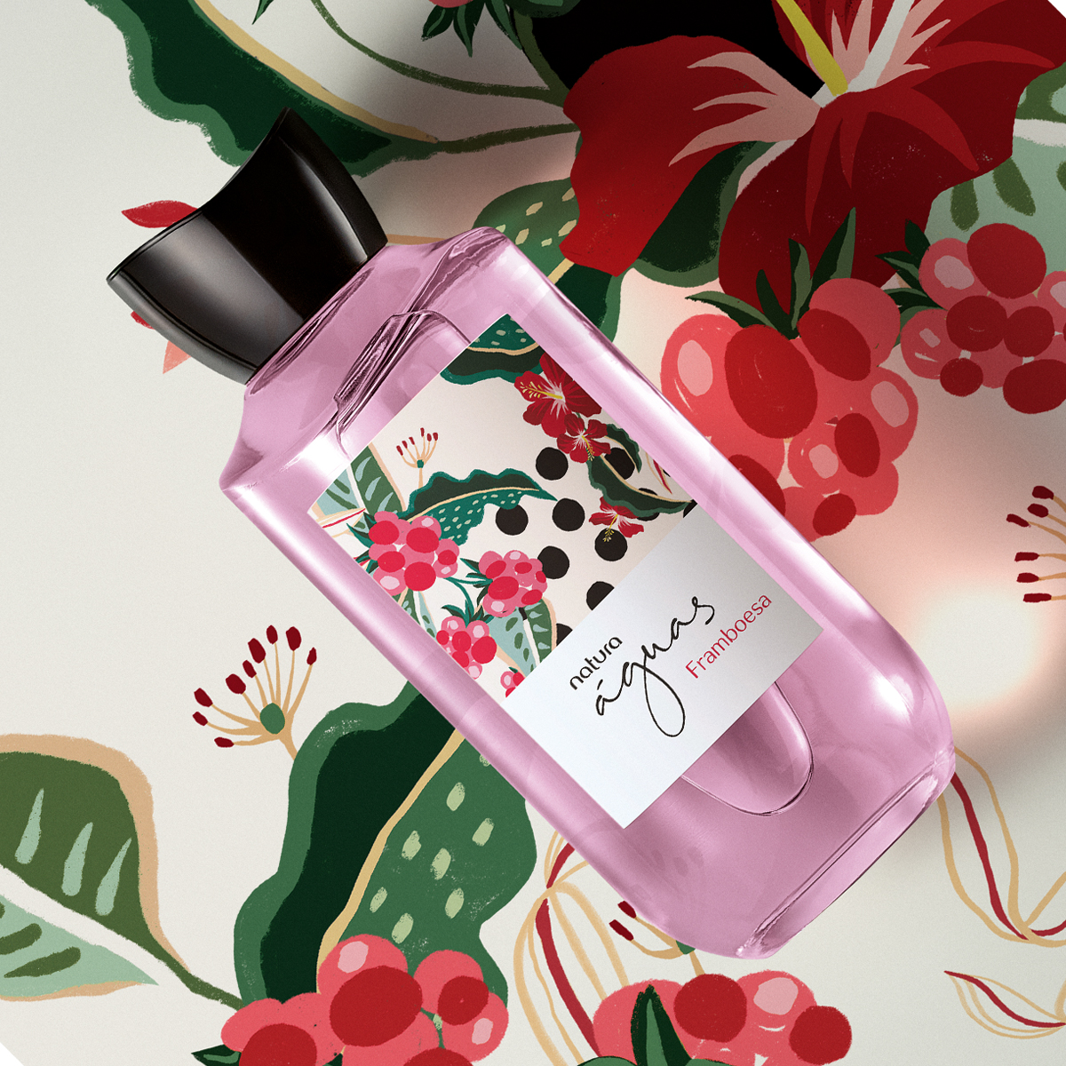 Cosmético Aguas Framboesa Feminino 170 Ml