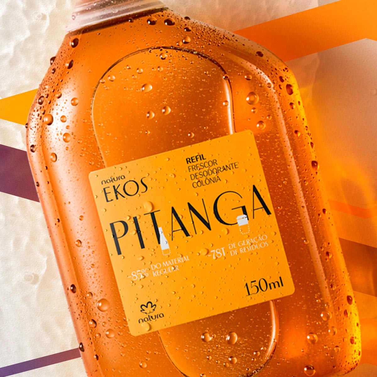 Comprar Refil Desodorante Colonia Frescor Feminino Pitanga Ekos 150 Ml