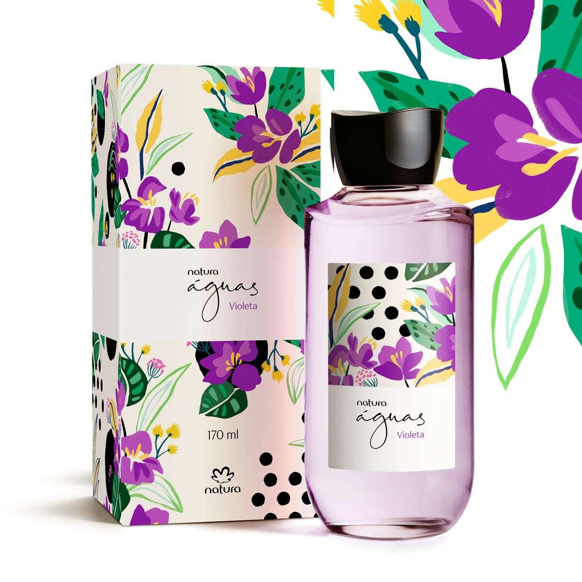 Compre Desodorante Colonia Aguas Violeta Feminino 170 Ml