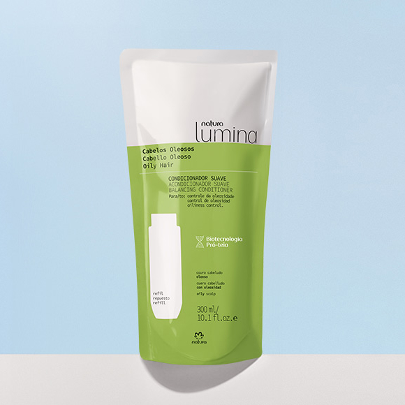 Refil Condicionador Suave para Cabelos Oleosos Lumina