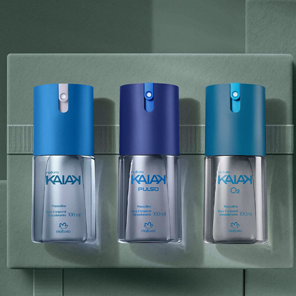 Presente Natura Trio de Desodorantes Kaiak + Cupom de Desconto
