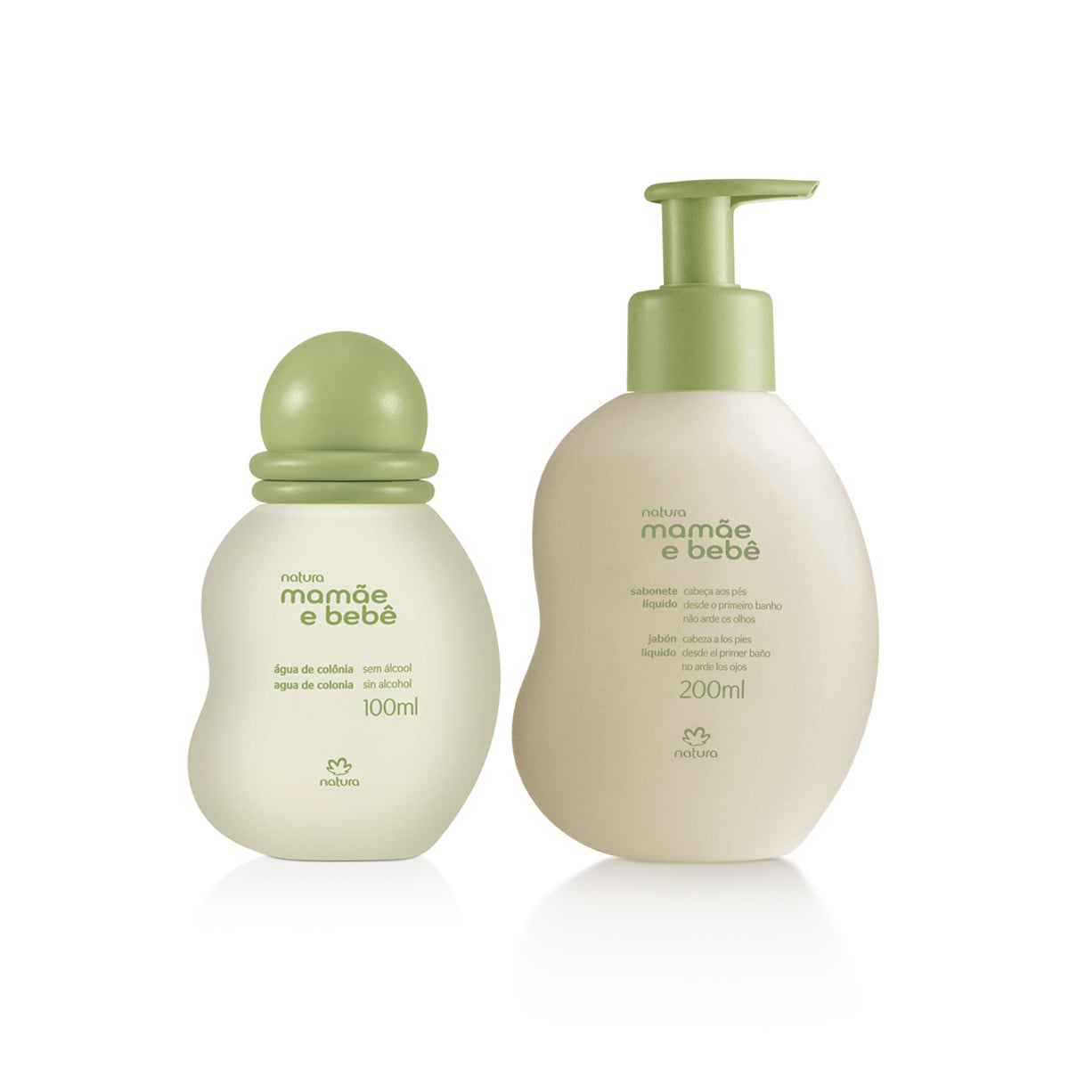 Kit Mamãe e Bebê Água de Colônia e Sabonete Líquido da Cabeça aos Pés (2 produtos)