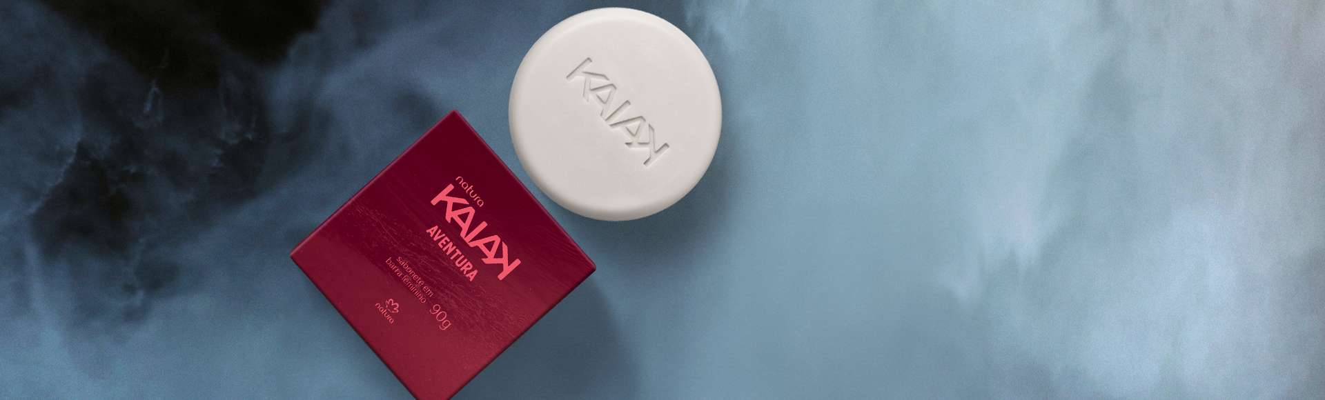 Sabonete em Barra Puro Vegetal Kaiak Aventura Feminino 90 g