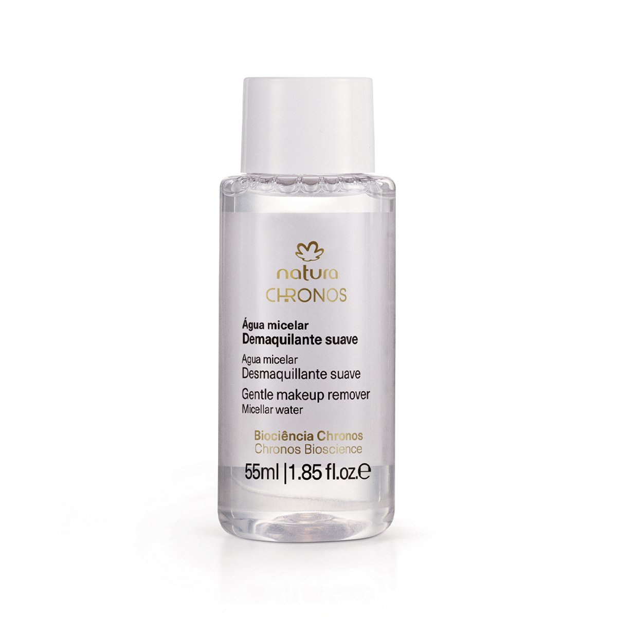Água Micelar Demaquilante Suave Miniatura Chronos Derma 55 ml