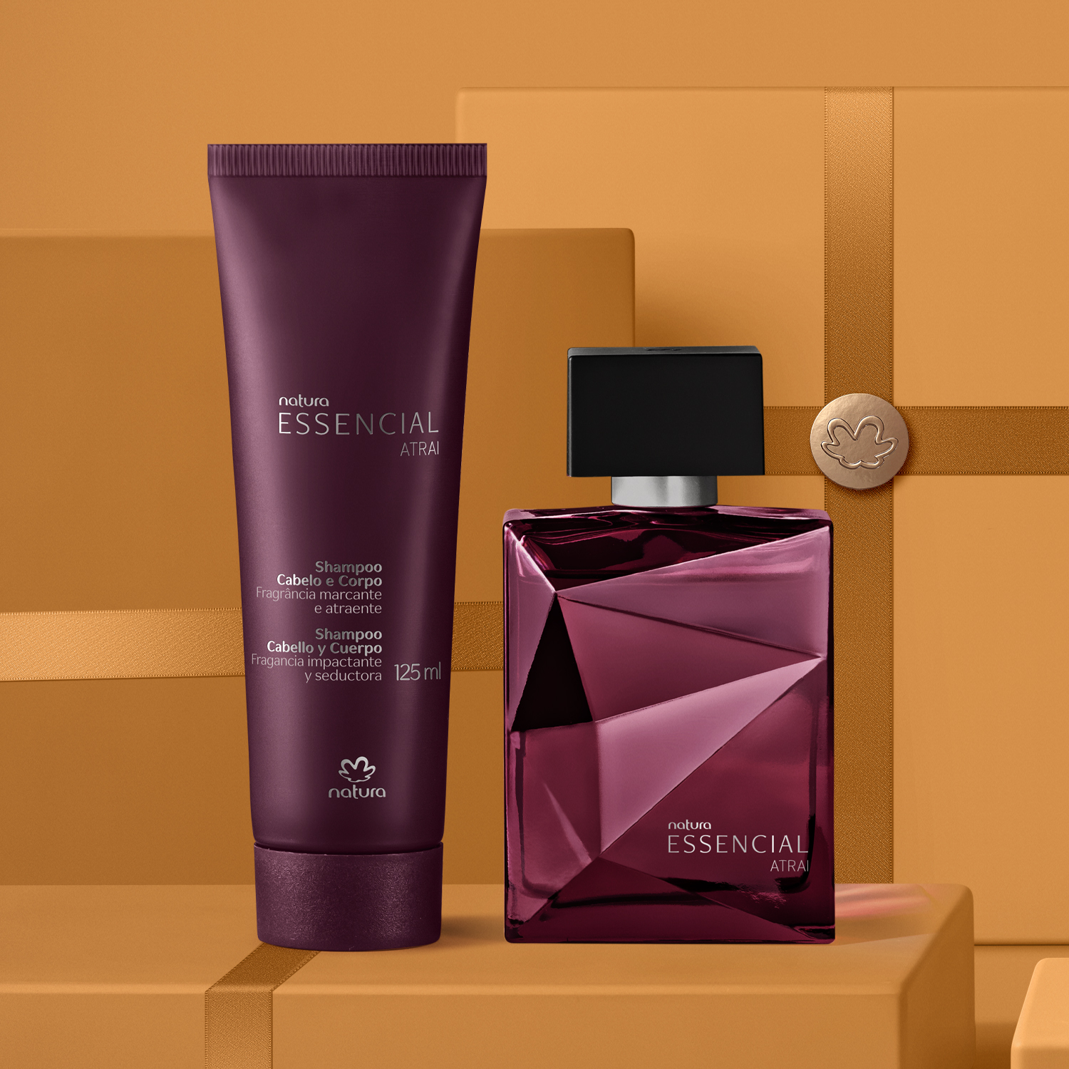 Presente Natura Essencial Atrai Masculino Completo (2 produtos)