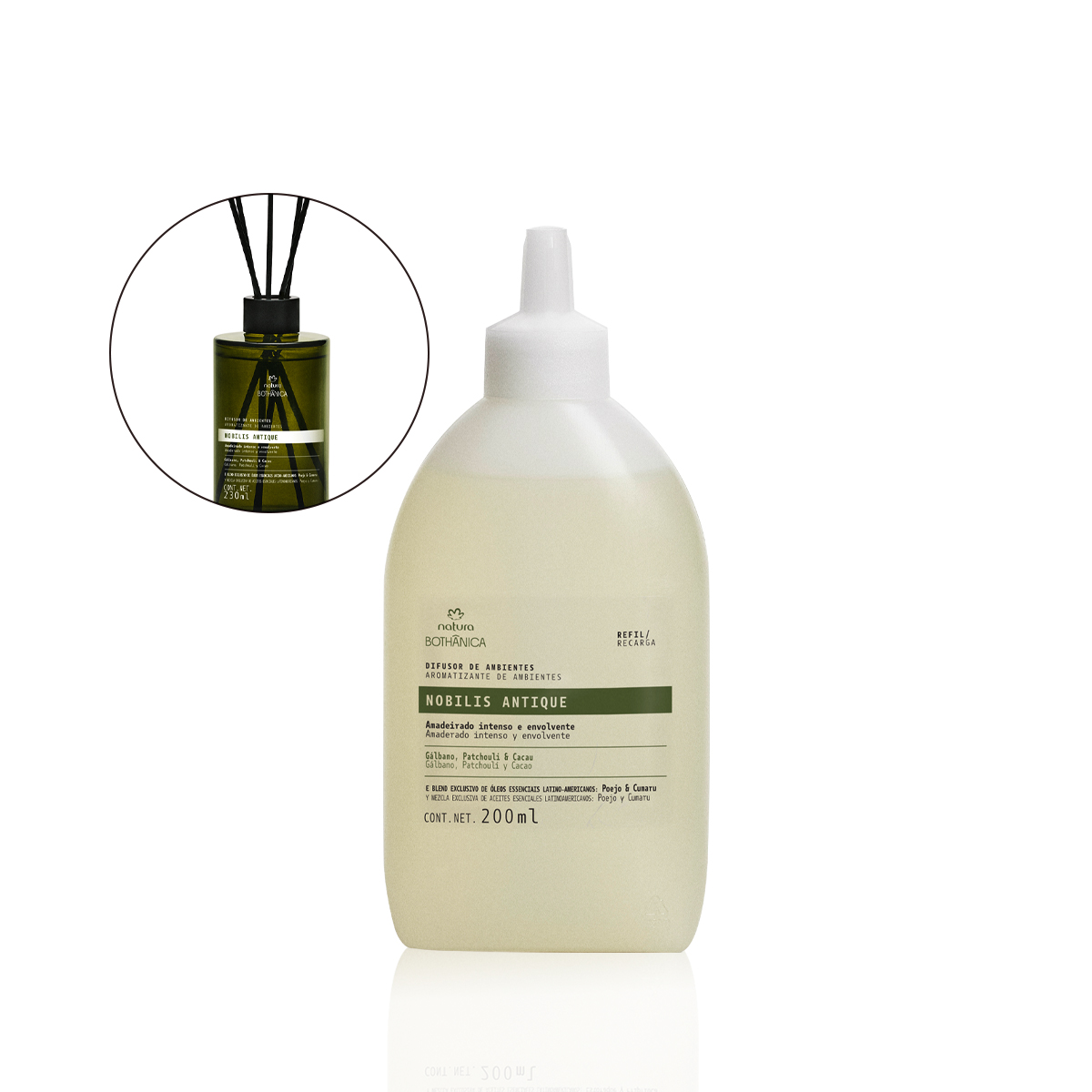 Refil Difusor de Ambiente Natura Bothânica Nobilis Antique