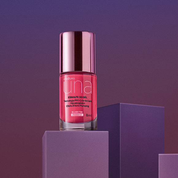 Esmalte 3D Gel Una Blush 750