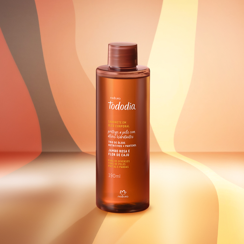 Sabonete em Óleo Corporal Tododia Jambo Rosa e Flor de Caju