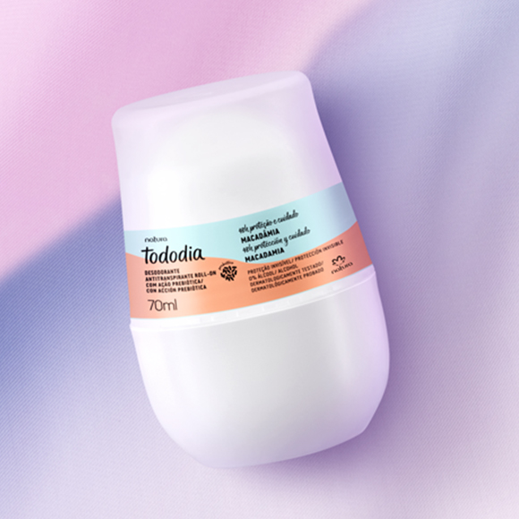 Desodorante Antitranspirante Roll-on Tododia Macadâmia