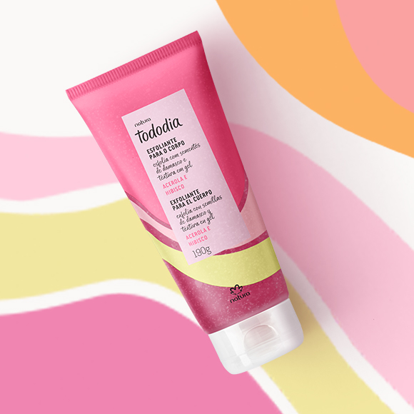 Esfoliante para o Corpo Tododia Acerola e Hibisco