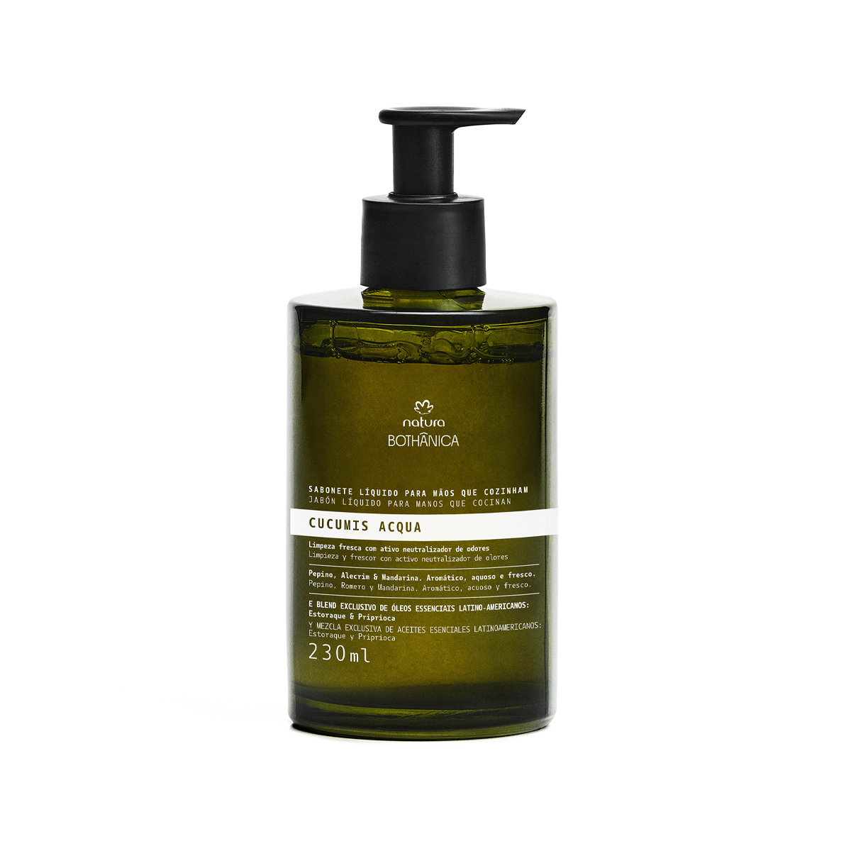 Sabonete Líquido para Mãos que Cozinham Bothânica Cucumis Acqua