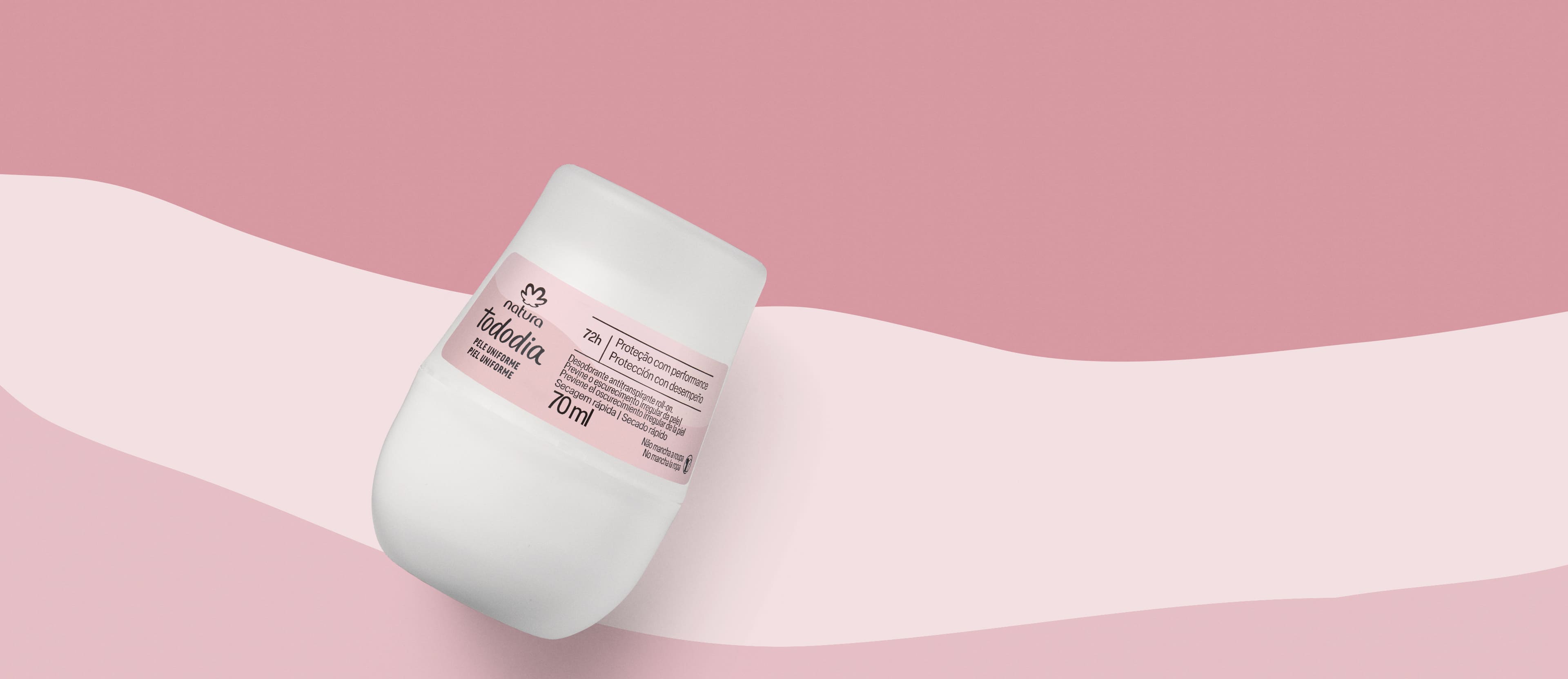 Desodorante Antitranspirante Roll-on Tododia Pele Uniforme