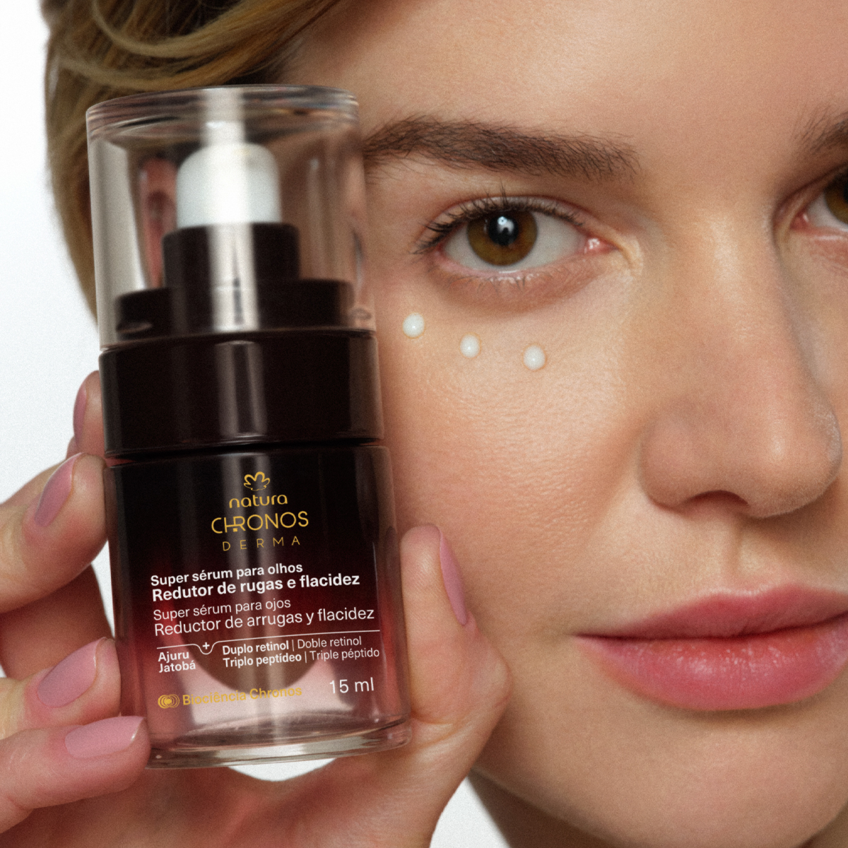 Super Sérum para Olhos Redutor de Rugas e Flacidez Chronos Derma