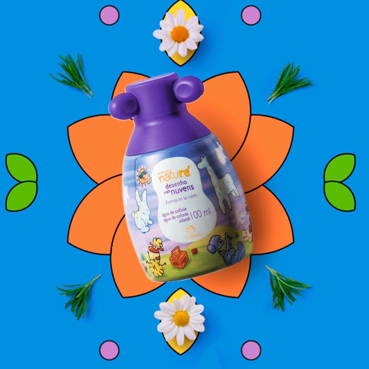 Naturé Desenho nas Nuvens Água de Colônia 100 ml