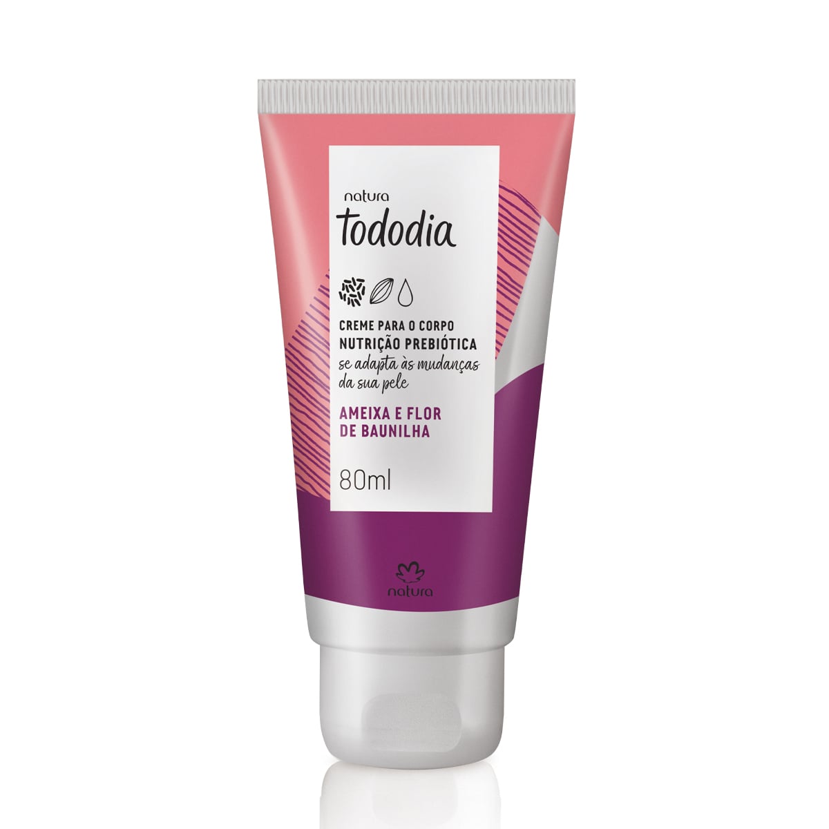 Creme Desodorante Nutritivo para o Corpo Tododia Ameixa e Flor de Baunilha 80 ml