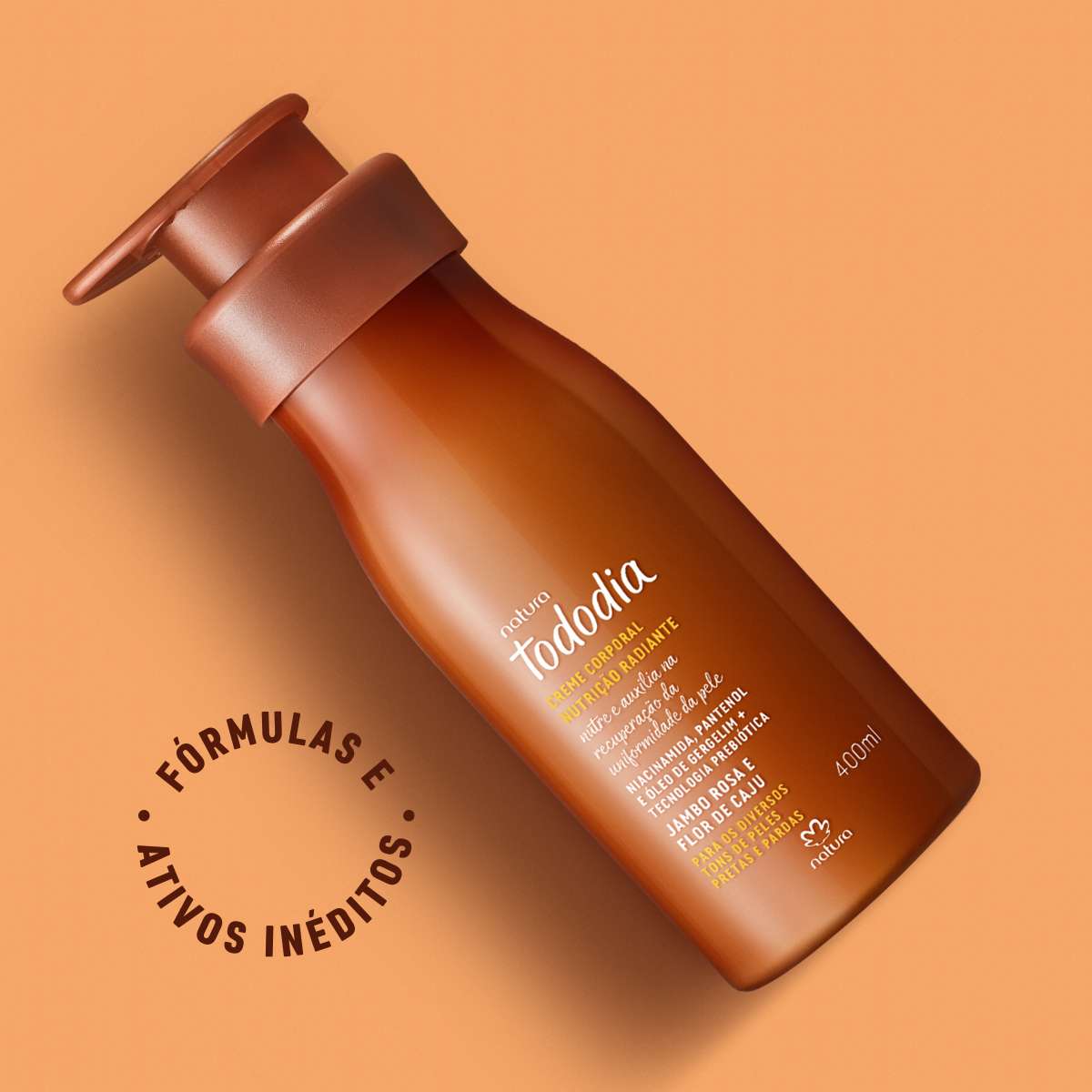 Creme Desodorante Nutrição Radiante Tododia Jambo Rosa e Flor de Caju