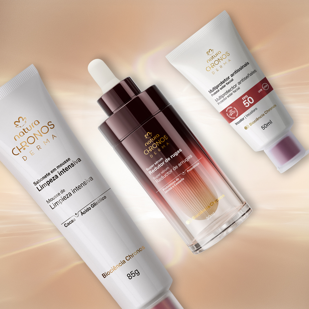 Kit Rotina Rugas Super Chronos Derma (3 produtos)