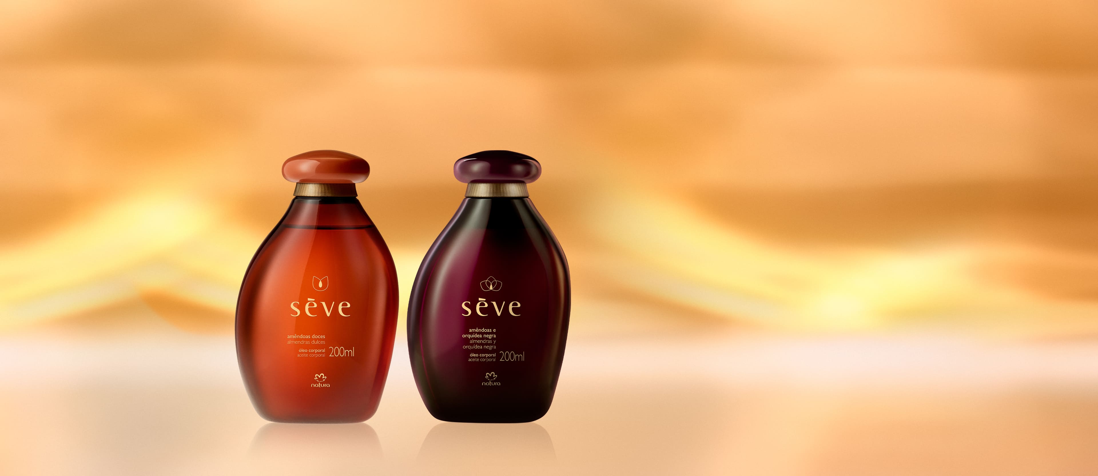 Kit Óleo Desodorante Hidratante Corporal Sève (2 unidades)